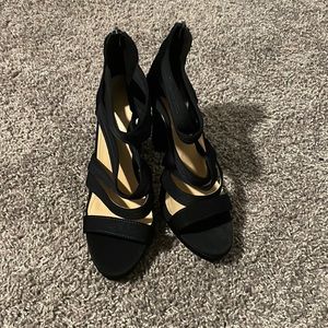 Black Heeled Sandals